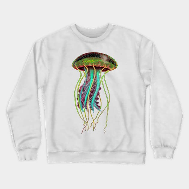 Oceans Pulse Crewneck Sweatshirt by AROJA